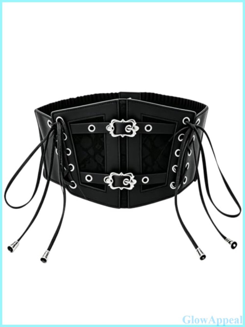 Vintage Lace-Up Corset Belt Elastic Underbust Medieval Renaissance